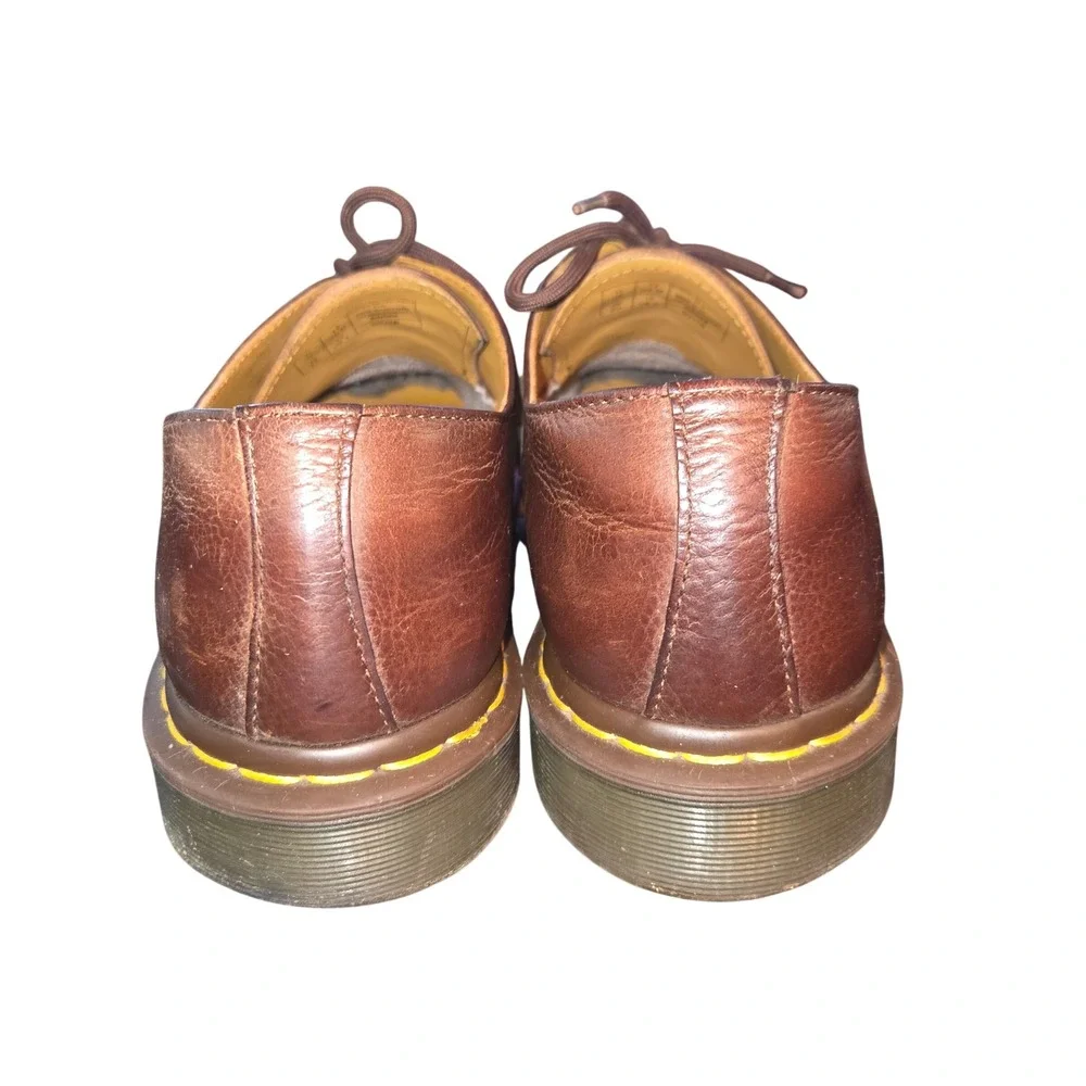 Dr. Martens 1461 Oxford Men 12/Women 13 Brown Leather 3-Eye Lace Up AW004‎ GV11R
